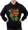 Garden nasturtiums — premium hoodie