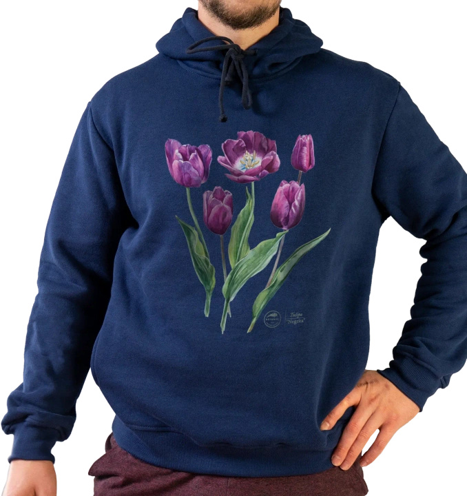 Tulips 'Negrita' — premium hoodie