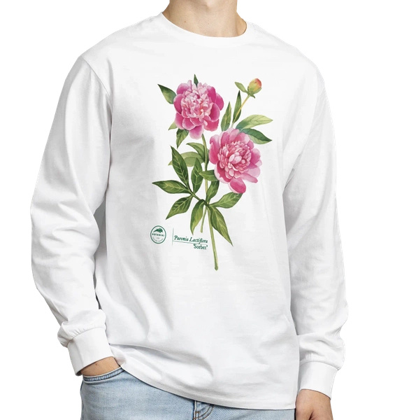 Chinese peony 'Sorbet' — long sleeve t-shirt