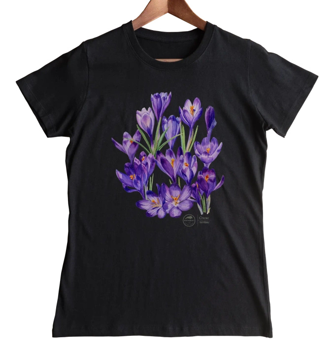 Spring crocus — women's t-shirt