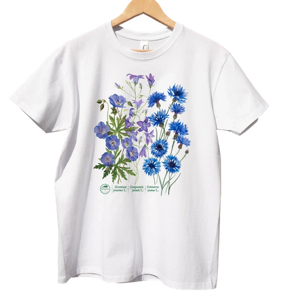 Blue meadow — classic t-shirt