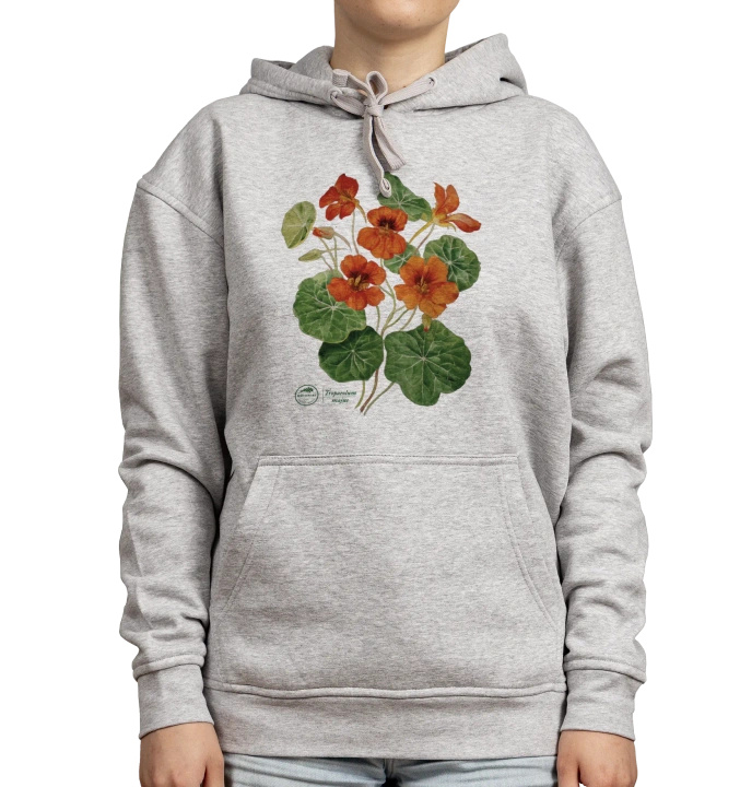 Garden nasturtiums — hoodie