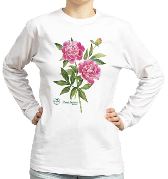 Chinese peony 'Sorbet' — long sleeve t-shirt