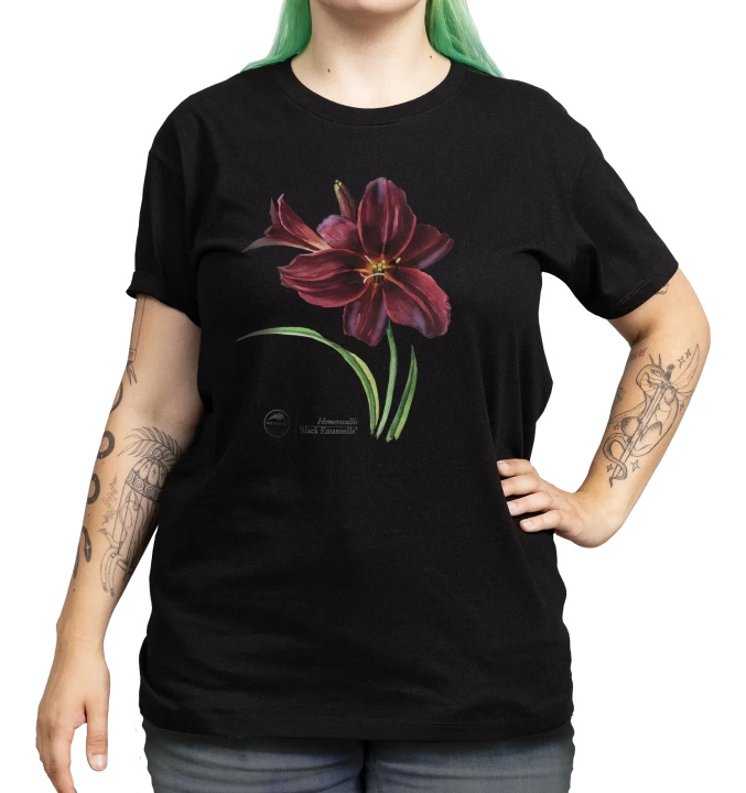 Black Emanuelle daylilies — classic t-shirt