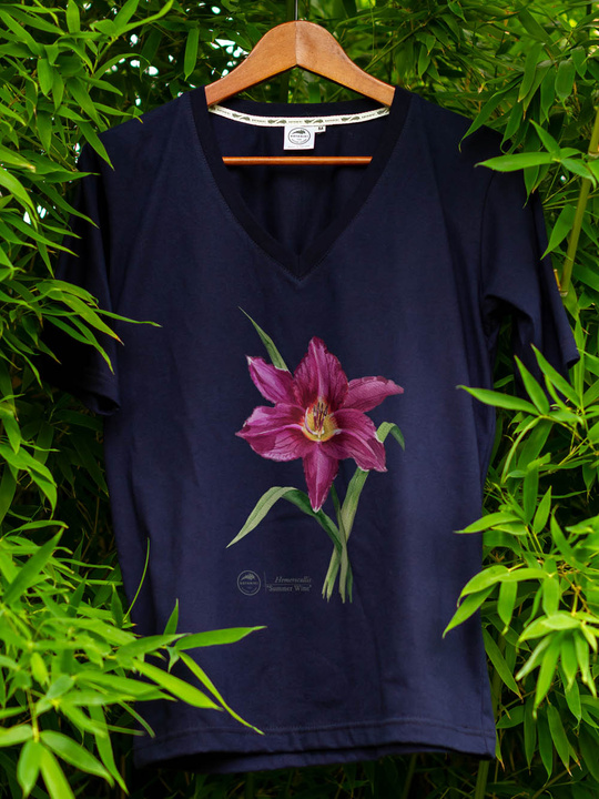Summer Wine daylilies — premium  t-shirt