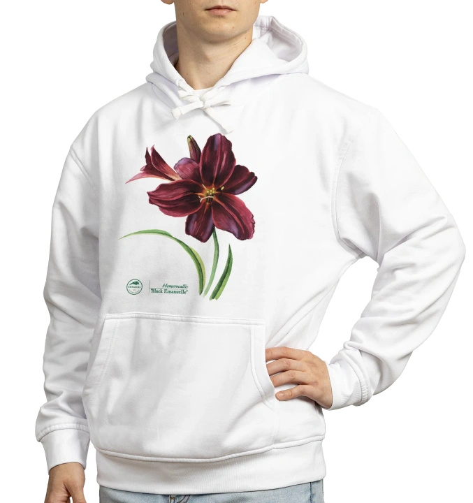 Daylilies 'Black Emanuelle' — hoodie
