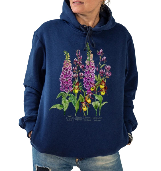 Forest flowers — premium hoodie