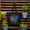 Blue meadow — premium cotton bag