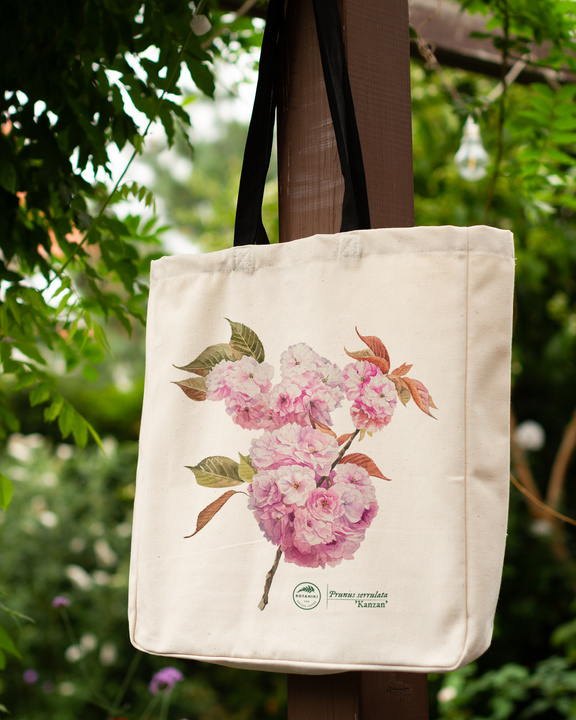 Cherry blossom 'Kanzan' — premium cotton bag