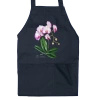 Orchid phalaenopsis — apron with pockets