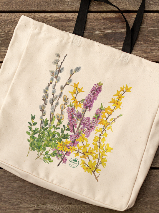 Spring shrubs — cotton bag