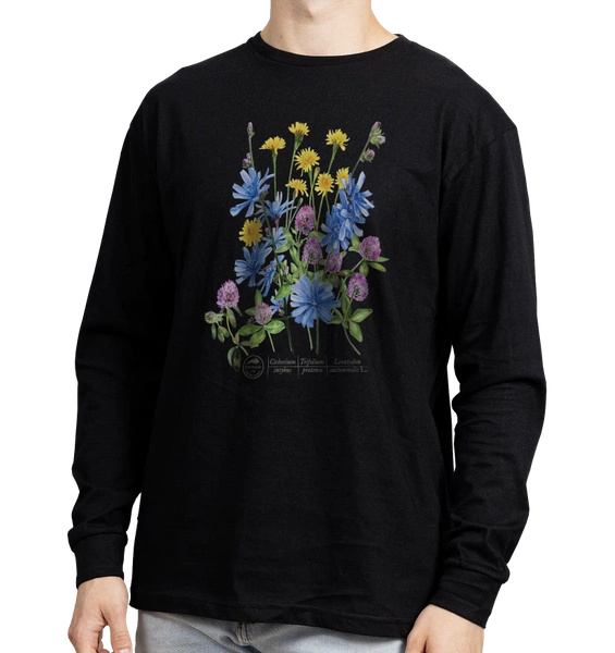 Roadside flowers — long sleeve t-shirt