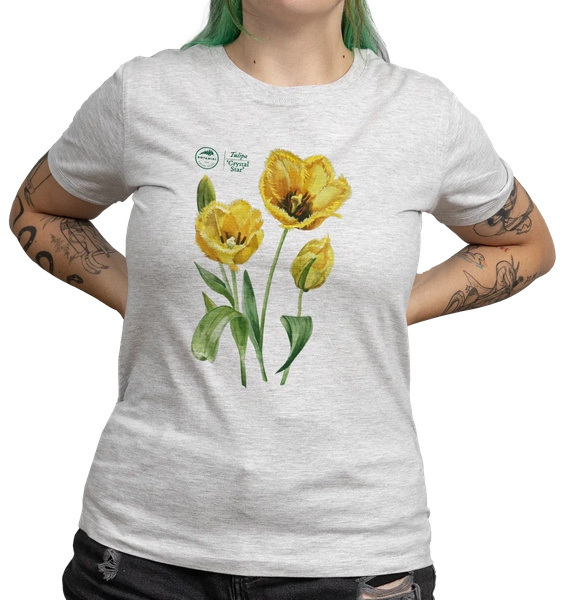 Tulip 'Crystal Star' — women's t-shirt