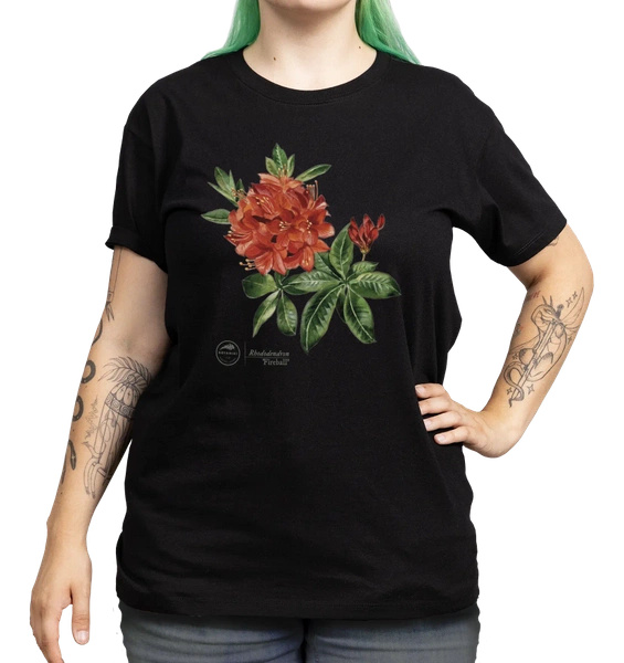 Rhododendron 'Fireball' — classic unisex t-shirt