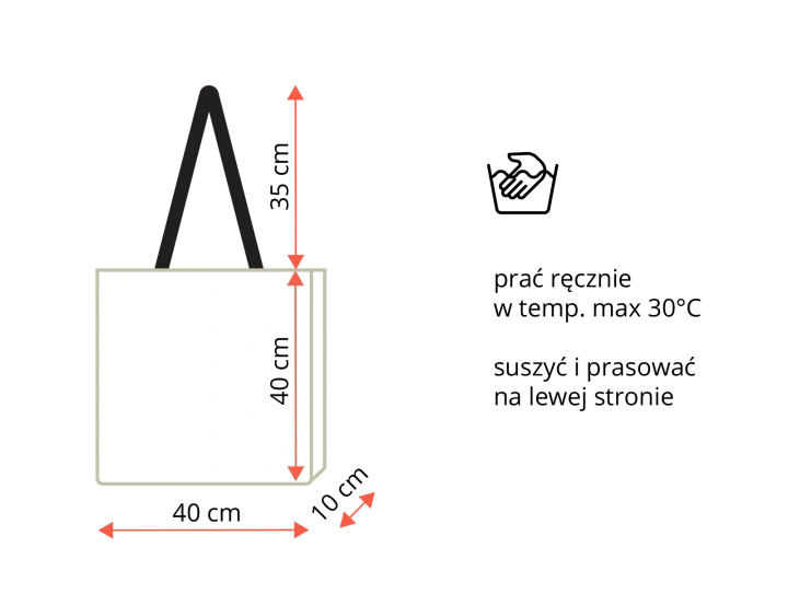 Roadside flowers — premium cotton bag