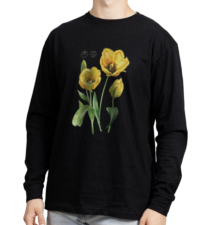 Tulip 'Crystal Star' — long sleeve t-shirt