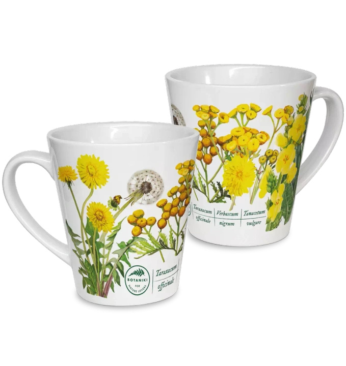 Golden herbs — latte mug
