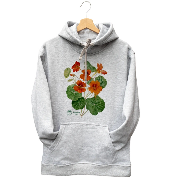 Garden nasturtiums — hoodie
