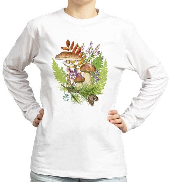 Autumn treasures of the woods — long sleeve t-shirt