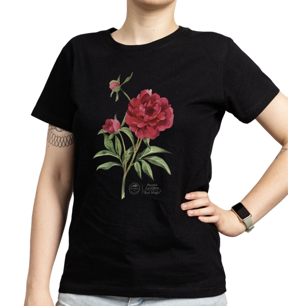 Chinese peony 'Red Magic' — women's t-shirt