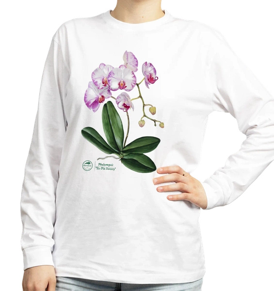 Orchid phalaenopsis — long sleeve t-shirt