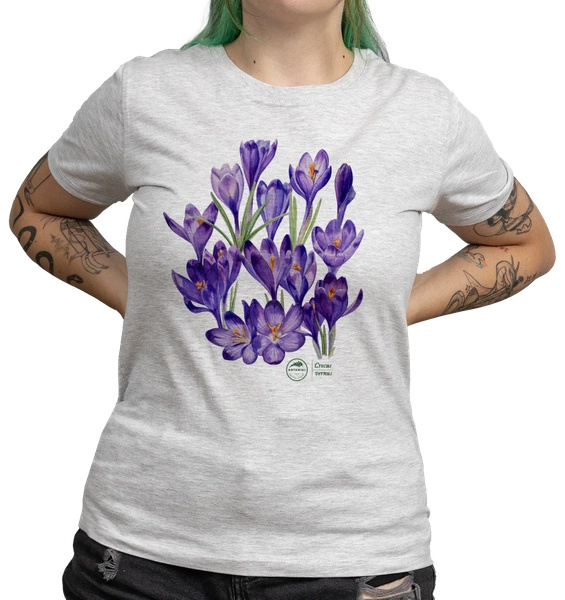 Spring crocus — women's t-shirt