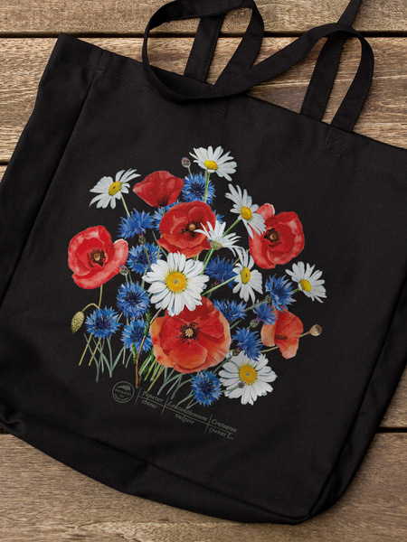 Wildflowers — premium cotton bag