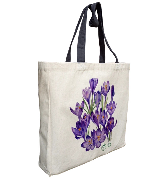 Spring crocus — premium cotton bag