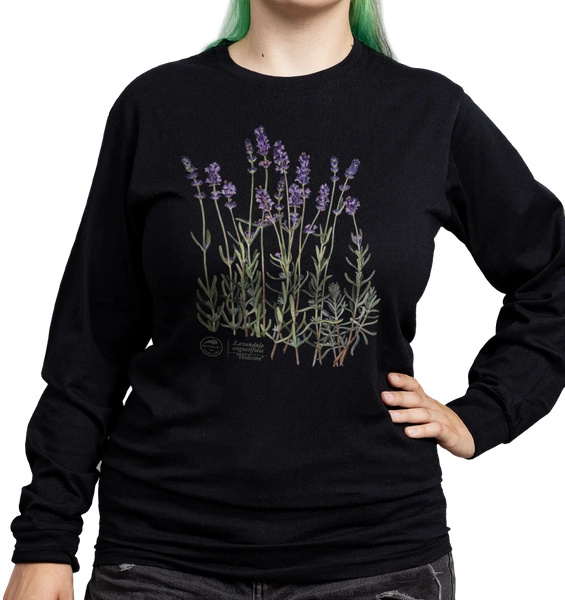 Lavender 'Hidcote' — long sleeve t-shirt