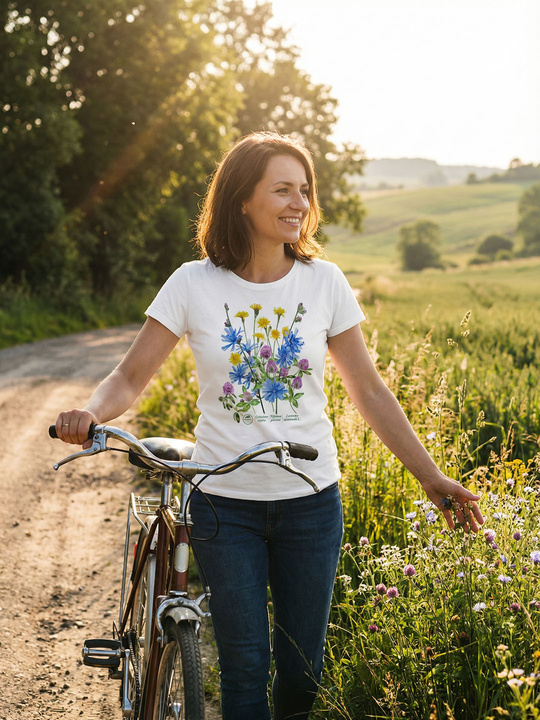 Roadside flowers — women's t-shirt