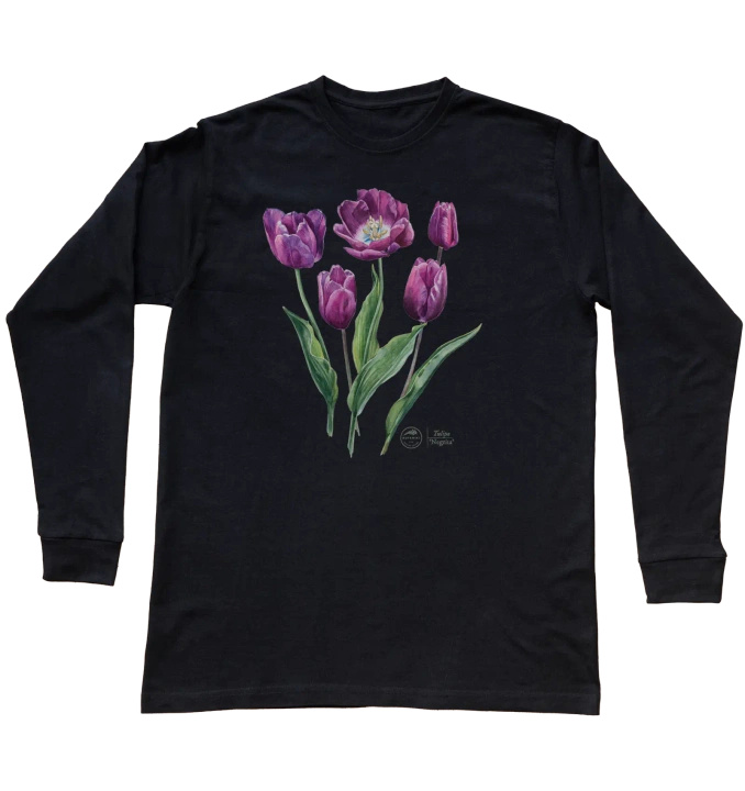 Tulip 'Negrita' — long sleeve t-shirt