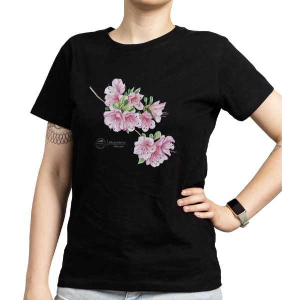 Common rhododendron — women's t-shirt