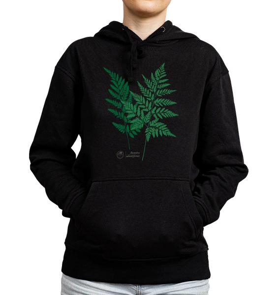 Leather fern — hoodie