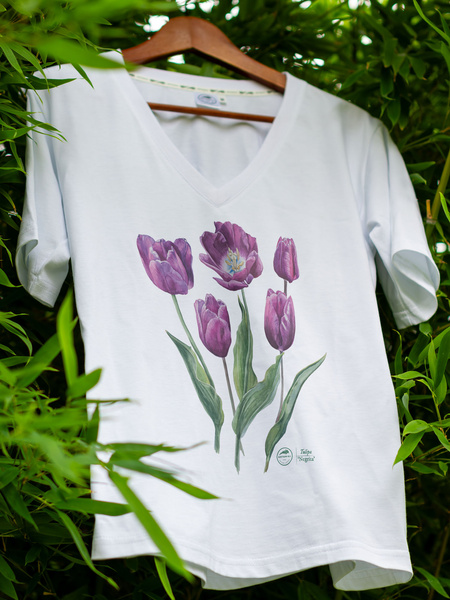 Tulip 'Negrita' — premium  t-shirt