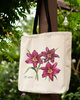 Daylilies 'Summer Wine' — premium cotton bag