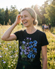 Blue meadow — women's t-shirt