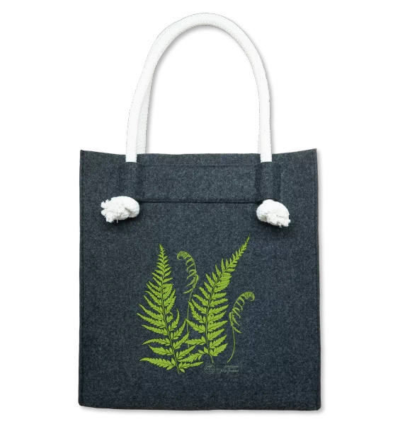 Lady fern — premium felt bag