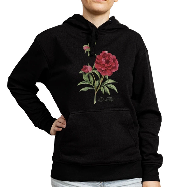 Chinese peony 'Red Magic' — hoodie