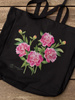 Chinese peony 'Sorbet' — premium cotton bag