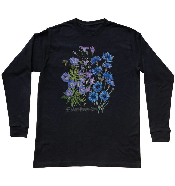 Blue meadow — long sleeve t-shirt unisex