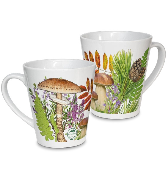 Autumn treasures of the woods — latte mug