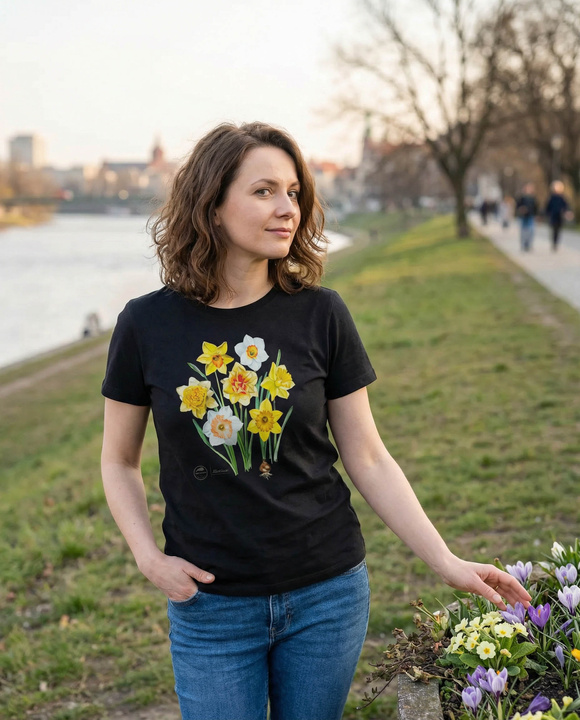Daffodils — women's t-shirt