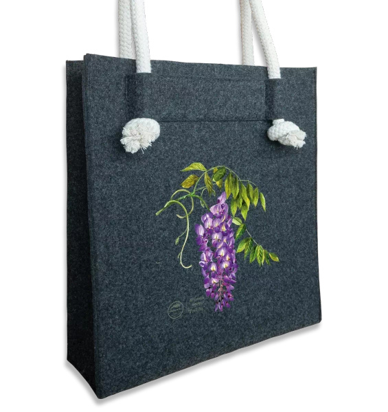 Chinese wisteria 'Prolific' — premium felt bag