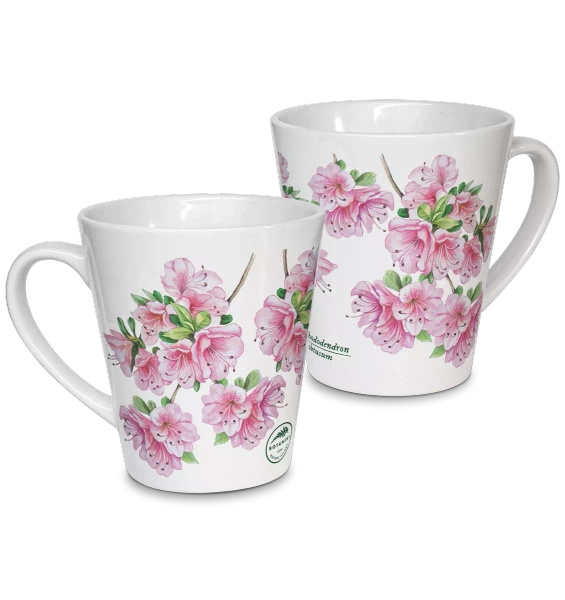 Common rhododendron — latte mug