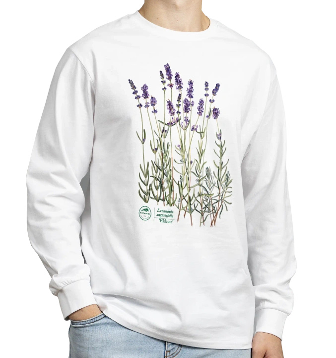 Lavender 'Hidcote' — long sleeve t-shirt