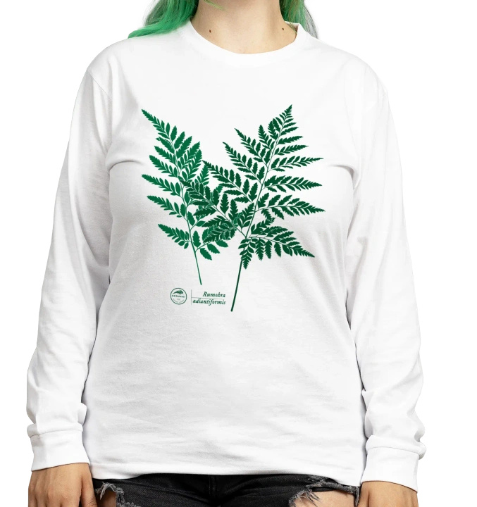 Leather fern — long sleeve t-shirt