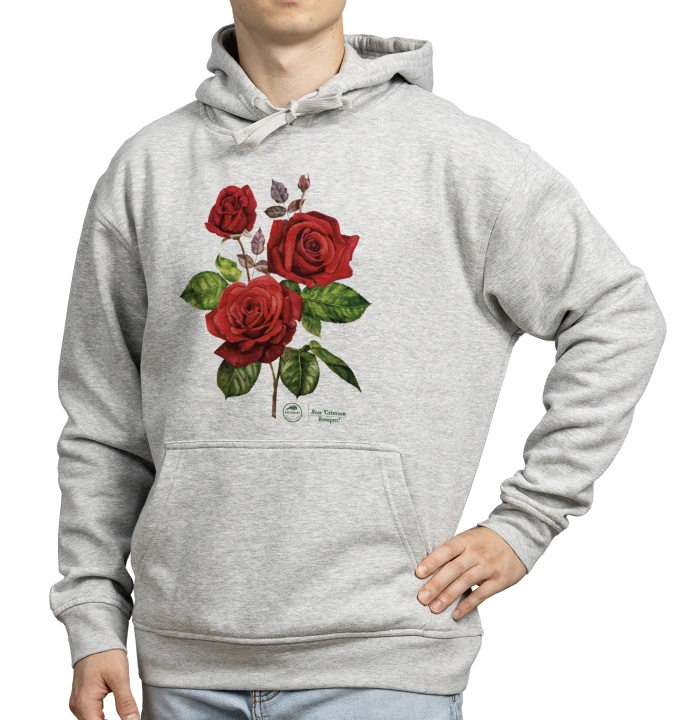 Rose 'Crimson Bouquet' — hoodie