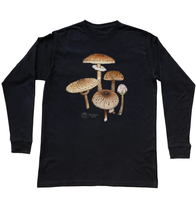 Parasol mushroom — long sleeve t-shirt