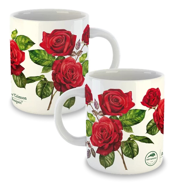 Rose 'Crimson Bouquet' — classic mug