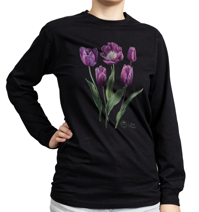 Tulip 'Negrita' — long sleeve t-shirt